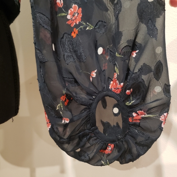 ASTR The Label Floral Side Tie Bodysuit - Picture 13 of 14